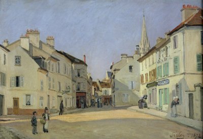 Rue de la Chaussee ad Argenteuil, 1872 da Alfred Sisley